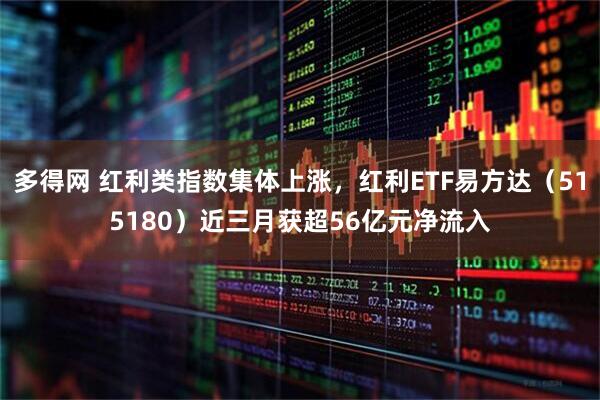 多得网 红利类指数集体上涨，红利ETF易方达（515180）近三月获超56亿元净流入